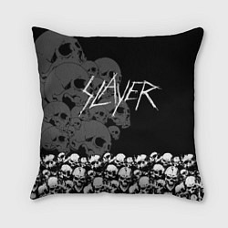 Подушка квадратная Slayer: Dark Skulls, цвет: 3D-принт