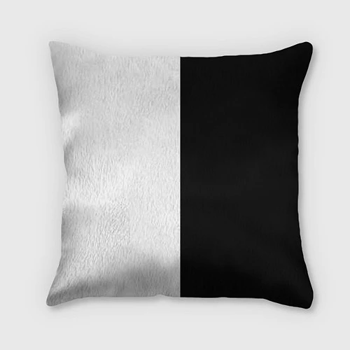 Подушка квадратная Infiniti: Black & White / 3D-принт – фото 2