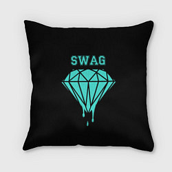 Подушка квадратная Swag diamond, цвет: 3D-принт
