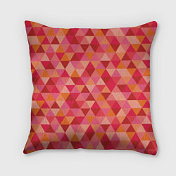 Подушка квадратная Hipster Red, цвет: 3D-принт