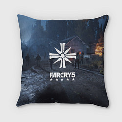Подушка квадратная Cult Far Cry 5, цвет: 3D-принт