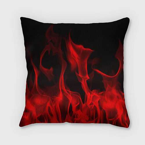 Подушка квадратная RHCP: Red Flame / 3D-принт – фото 2