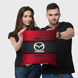 Подушка квадратная Mazda Sport, цвет: 3D-принт — фото 2