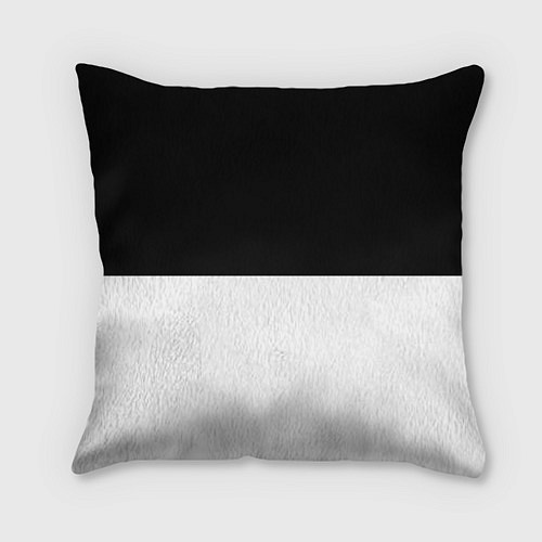 Подушка квадратная Molly: Black & White / 3D-принт – фото 2