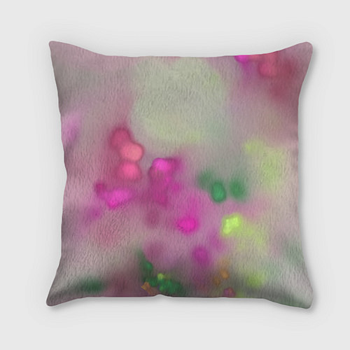 Подушка квадратная 30 STM: Pink Flowers / 3D-принт – фото 2