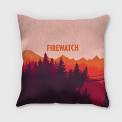 Подушка квадратная Firewatch: Orange Style