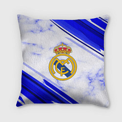 Подушка квадратная Real Madrid, цвет: 3D-принт