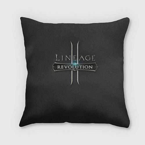 Подушка квадратная LineAge 2: Revolution / 3D-принт – фото 2
