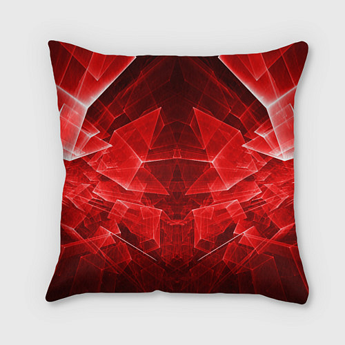 Подушка квадратная Mass Effect: Red Armor N7 / 3D-принт – фото 2