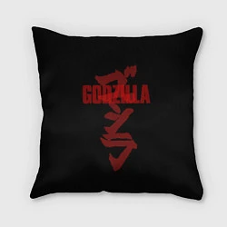 Подушка квадратная Godzilla: Hieroglyphs, цвет: 3D-принт