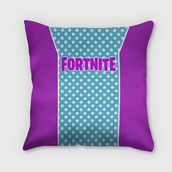 Подушка квадратная Fortnite Violet, цвет: 3D-принт