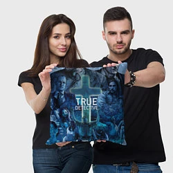 Подушка квадратная True Detective: Religion, цвет: 3D-принт — фото 2