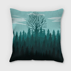 Подушка квадратная Firewatch Wood, цвет: 3D-принт