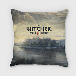 Подушка квадратная The Witcher 3: Wild Hunt, цвет: 3D-принт