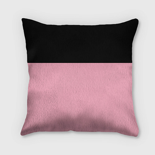 Подушка квадратная Black Pink: In Your Area / 3D-принт – фото 2