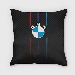 Подушка квадратная BMW: Three Lines, цвет: 3D-принт