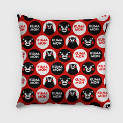 Подушка квадратная Kumamon Pattern