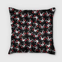 Подушка квадратная Kumamon Faces