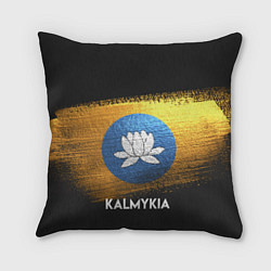Подушка квадратная Kalmykia Style, цвет: 3D-принт