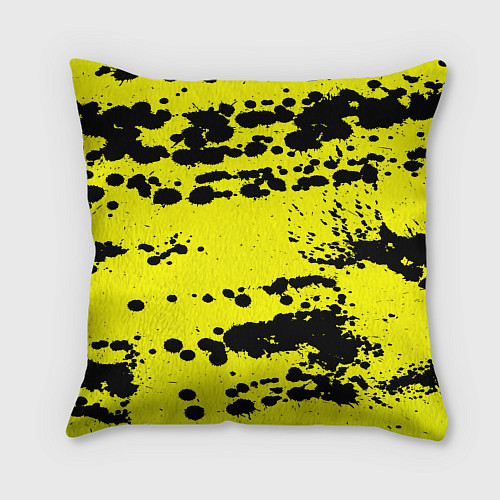 Подушка квадратная PUBG: Yellow Stained / 3D-принт – фото 2