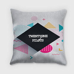 Подушка квадратная Twenty One Pilots: Geometry
