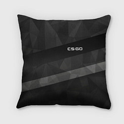 Подушка квадратная CS:GO Graphite, цвет: 3D-принт