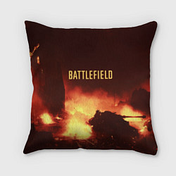Подушка квадратная Battlefield War, цвет: 3D-принт