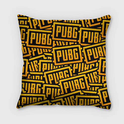 Подушка квадратная PUBG Pattern / 3D-принт – фото 2