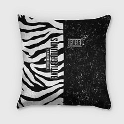 Подушка квадратная PUBG: Zebras Lifestyle, цвет: 3D-принт