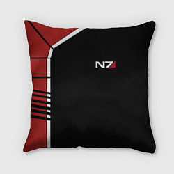 Подушка квадратная MASS EFFECT N7, цвет: 3D-принт