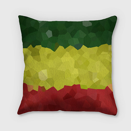 Подушка квадратная Эфиопия / 3D-принт – фото 2