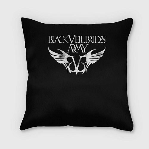 Подушка квадратная Black Veil Brides / 3D-принт – фото 2