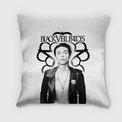 Подушка квадратная Black Veil Brides, цвет: 3D-принт