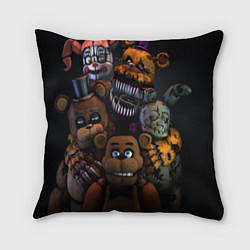 Подушка квадратная Five Nights at Freddy's, цвет: 3D-принт