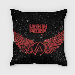 Подушка квадратная Linkin Park: Red Airs, цвет: 3D-принт