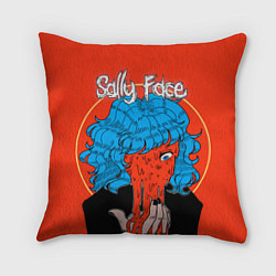 Подушка квадратная Sally Face: Bloody Horror