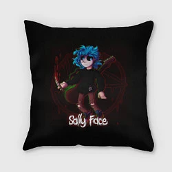 Подушка квадратная Sally Face: Fly, цвет: 3D-принт