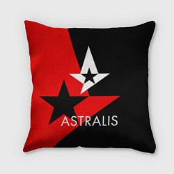 Подушка квадратная Astralis: E-Sports, цвет: 3D-принт