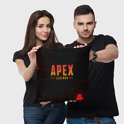 Подушка квадратная Apex Legends: Dark Game, цвет: 3D-принт — фото 2