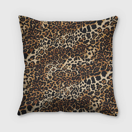 Подушка квадратная Шкура леопарда / 3D-принт – фото 2