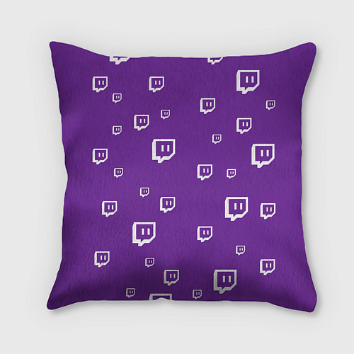 Подушка квадратная Twitch TV / 3D-принт – фото 2