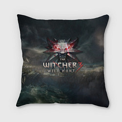 Подушка квадратная The Witcher 3: Wild Hunt, цвет: 3D-принт