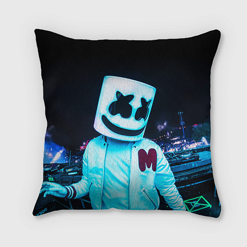 Подушка квадратная MARSHMELLO / 3D-принт – фото 2