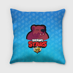 Подушка квадратная Bear: Brawl Stars, цвет: 3D-принт