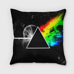 Подушка квадратная PINK FLOYD, цвет: 3D-принт