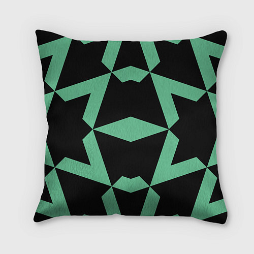 Подушка квадратная Abstract zigzag pattern / 3D-принт – фото 2