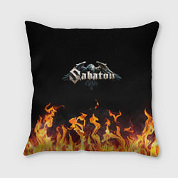 Подушка квадратная Sabaton, цвет: 3D-принт