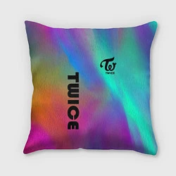 Подушка квадратная TWICE, цвет: 3D-принт