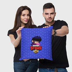 Подушка квадратная BRAWL STARS BIBI, цвет: 3D-принт — фото 2