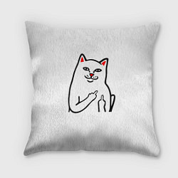 Подушка квадратная Meme Cat, цвет: 3D-принт